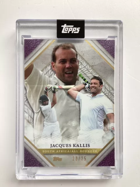 Topps Cricket Legends Of The Game 2024 Jacques Kallis South Africa 20/25