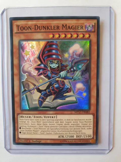 Toon-Dunkler Magier MP17-DE083 Super-Rare 1 Auflage YU-GI-OH Karte EX