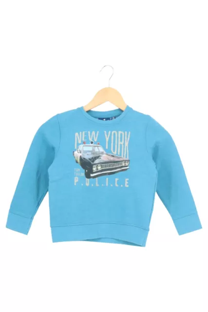 TOM TAILOR Sweatshirt Kinder Gr. 116 Blau Polizei-Print