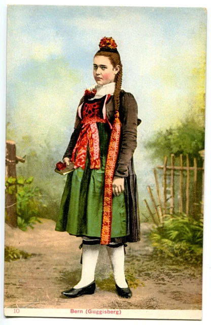 CPA Suisse Mittelland Berne Folklore Costume