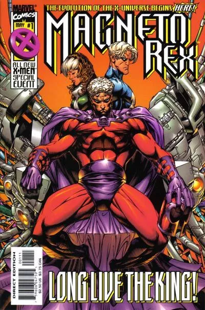 Magneto Rex 1-3 Complete Set/Lot War Uncanny X-Men Rogue Quicksilver Peterson