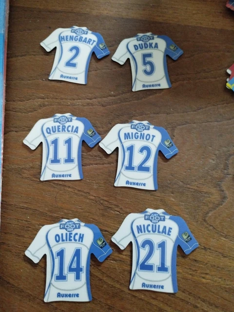 MAGNET LOT 7 magnets just foot 2009 PARIS maillot ligue 1 EUR 2,50 - FR
