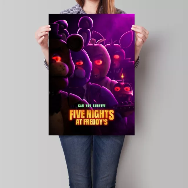 3695 Anime Game Five Nights at Freddy's wall Poster Scroll