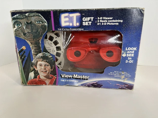 VINTAGE 1982 E.T Alien Extra-Terrestrial 3D View Master Gift Set ...