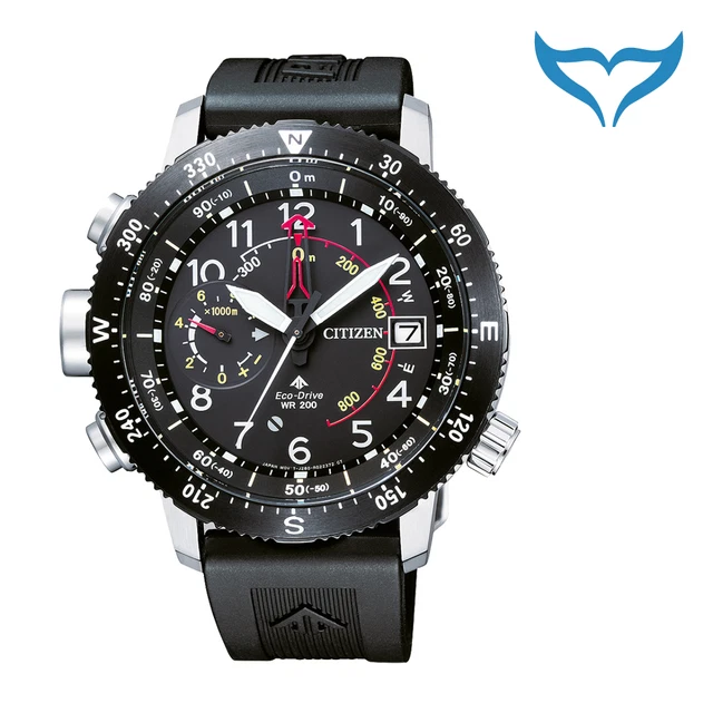 Montre Citizen Promaster Land Altichron BN4044-15E - Eco-Drive, Chrono, Altimètre, 200m étanche