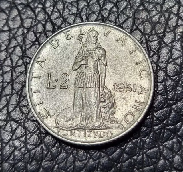 1951  Vatican City 2 Lire Coin