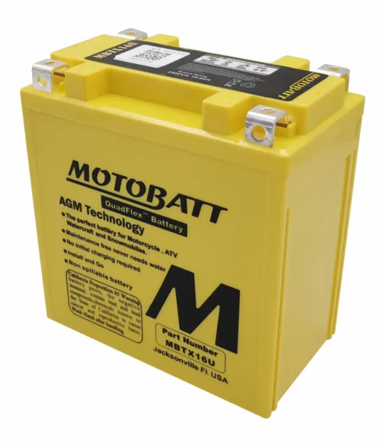 MotoBatt AGM Battery 2006-2012 fits Suzuki VZR 1800 VLR 1800 M109R C109R