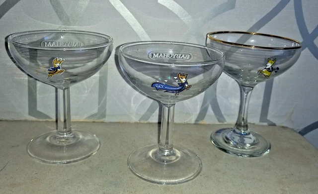 Lot x 3 Babycham Glasses ~ 60th Anniversary Collectable 1953-2013 + Two