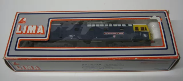 Lima OO Gauge Class 33027 "Earl Mountbatten of Burma" BR Blue Livery