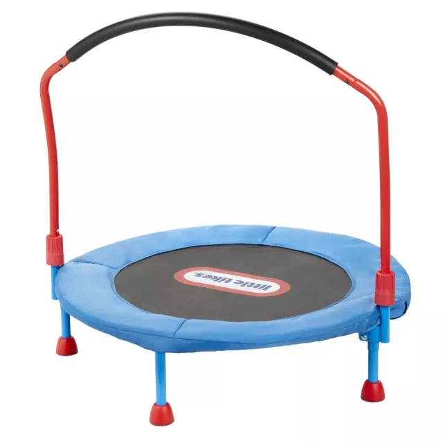 Little Tikes Easy Store 3ft Kids Trampoline - Red/Blue (642265CW)