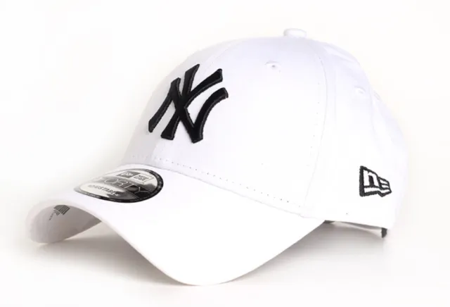 New Era Mens 9Forty Baseball Cap.genuine New York Yankees White Adjustable Hat