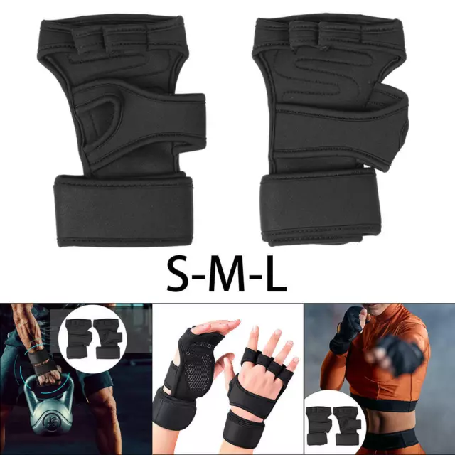 Fitness Gloves with Strap Weight Lifting Weight Workout Exercise Training