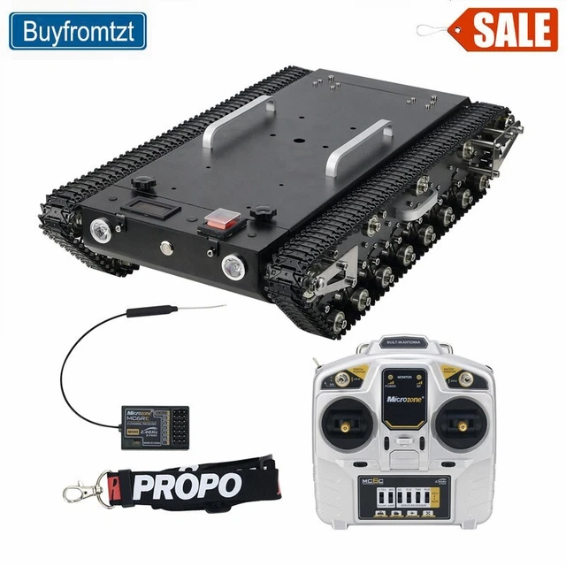 WT600S Full Metal Tank Chassis Off-Road Robot Chassis Robot Car Assembled