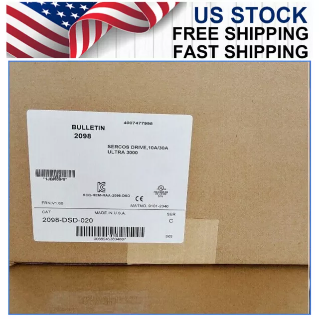 NEW 2098-DSD-020 Allen Bradley AB 2098 DSD 020 Digital Servo Drive Ultra 3000 US