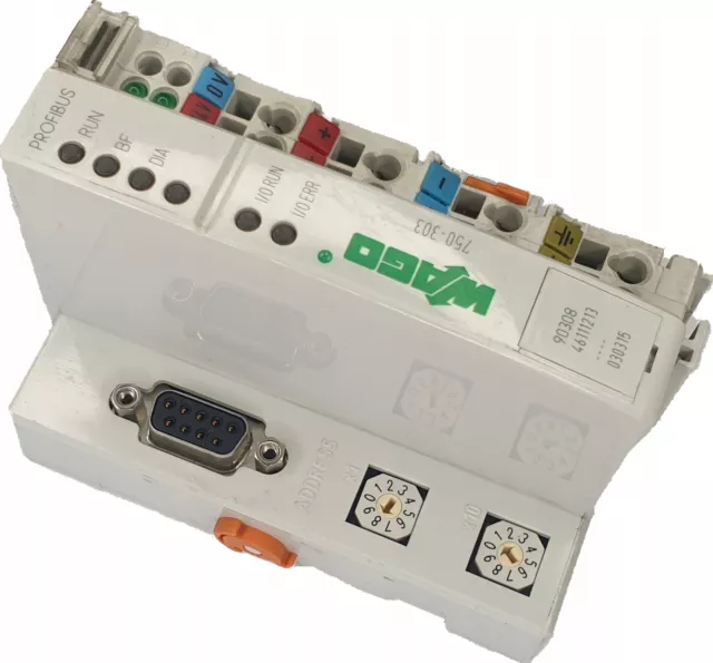 SPS-Modul / Koppler / Koppler PROFIBUS DP/FMS 12 MBd * WAGO 750-303 / #Z R0AT 64