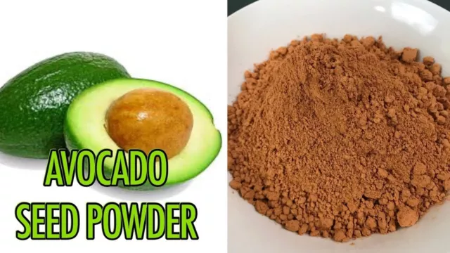 Ceylon Natural Sun Dried Avocado Seed High-Quality Herb Powder 100% Organic pure