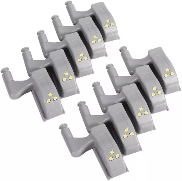 Kit LUCI SENSORE LAMPADA A LED PER ANTA MOBILE ARMADIO CERNIERA ILLUMINAZIONE