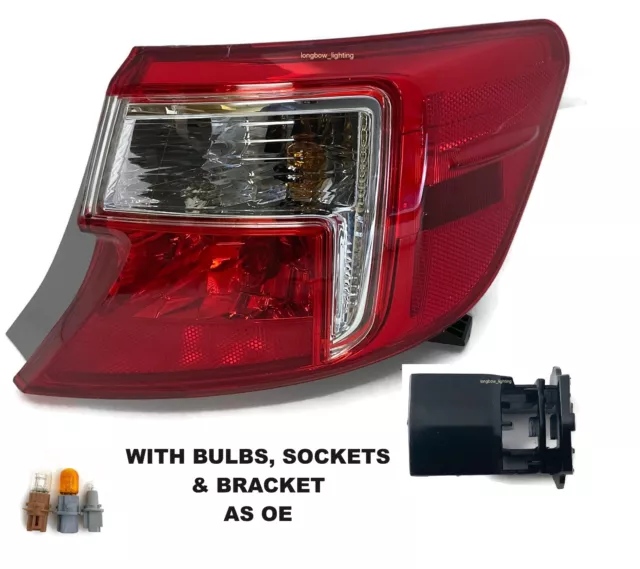Aftermarket Passenger's Side Rh Tail Light Lamp  For Fits Toyota 2012-2014 Camry