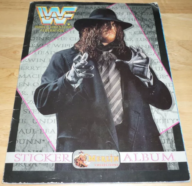 Merlin WWF Wrestling *STICKERALBUM 1993* KOMPLETT Undertaker wwe raw hasbro 10