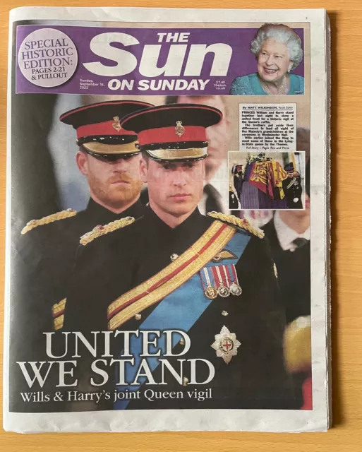 The Sun On Sunday September 18 2022 + Magazines | United We Stand | Prince Harry