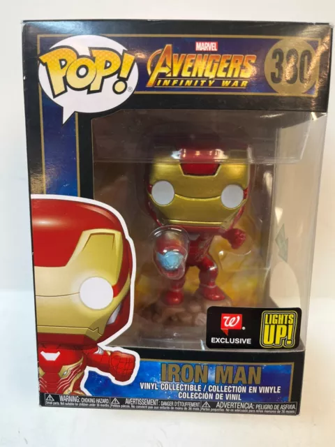 Funko Pop Marvel Avengers Infinity War Iron Man Light up 380 Walgreens