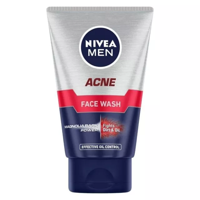 Acne Face Wash For Oily & Acne Prone Skin Nivea Men 100 G