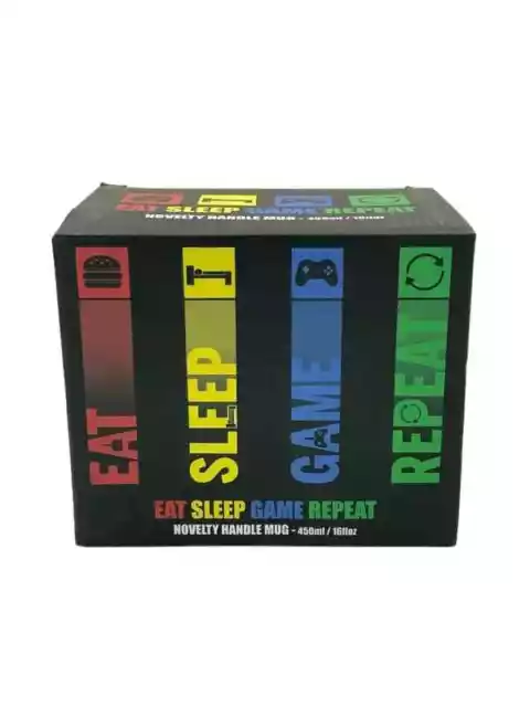 Mug / tasse gamer / gaming Eat Sleep Game Repeat 450 ml