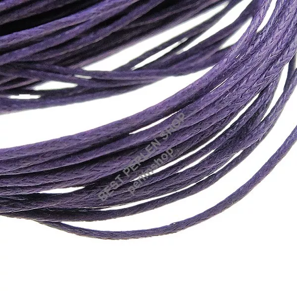 40 METER Wachsband Wachsschnur Violett 1mm FADEN SCHNUR Baumwollkordel  BEST C5 3