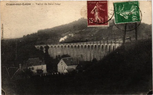 CPA AK COSNE-sur-LOIRE - Viaduct of St-SATUR (457296)