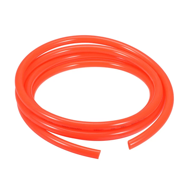 Neumática Aire Tubería, 12mm OD x 8mm ID 3 Metros (118")PU Poliuretano Naranja