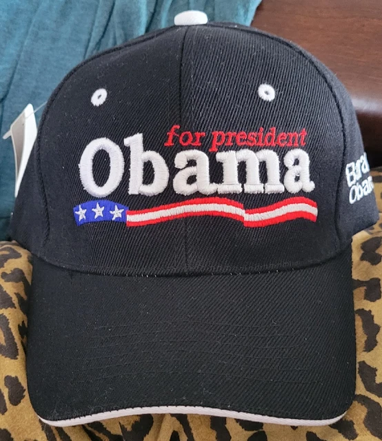 Black Obama For President Throwback Vintage Adjustable Baseball Cap