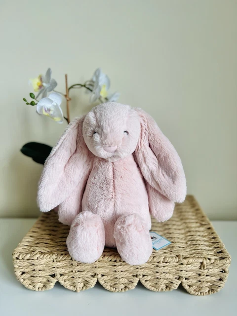 BRAND NEW WITH Tags! Rare Jellycat Medium Blush Bashful Bunny Rabbit ...