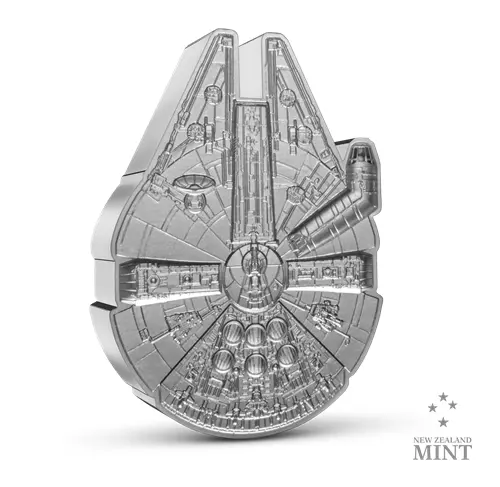 3 oz, Silver Coin - Millennium Falcon, Mintage: 3,000 (2022), * READY TO  SHIP *