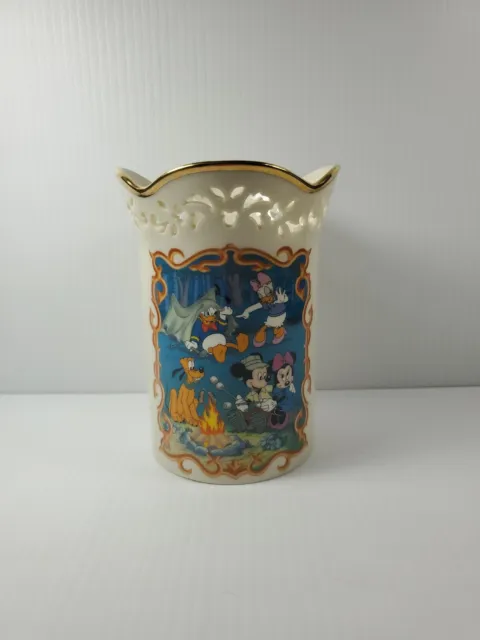 Lenox Disney Animated Classics Mickey and Friends 2001 Votive Vase *No COA/Box*