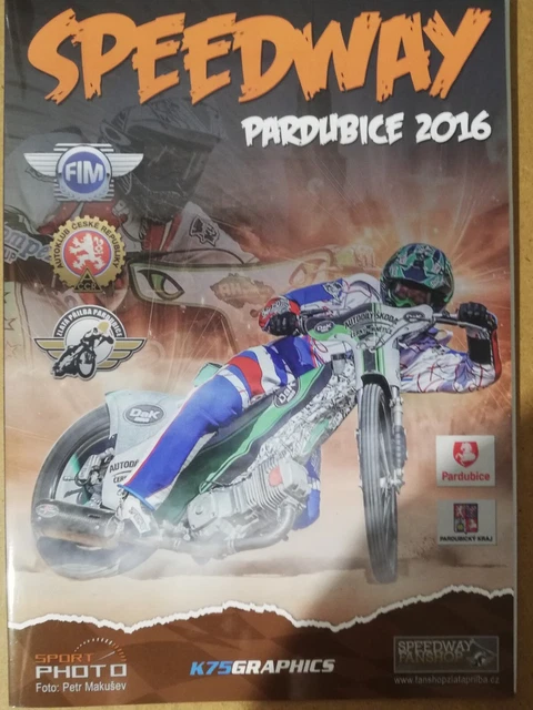 2016 FIM Speedway Under21 World Championship Qualifying Round 1 programme Pardub