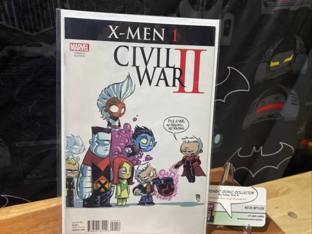 Marvel Comics CIVIL WAR II: X-MEN #1 SKOTTIE YOUNG Variant Cover