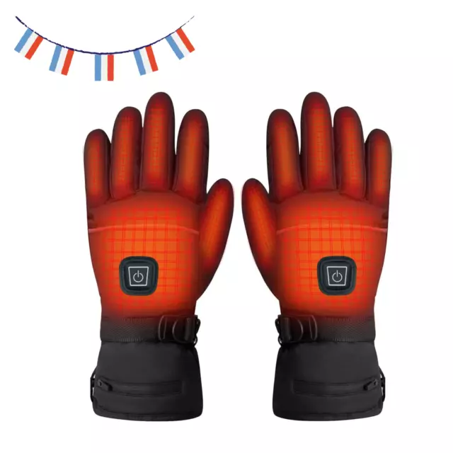 Gants chauffants pour écran tactile - Chauffe-mains pour homme et femme - Pour s