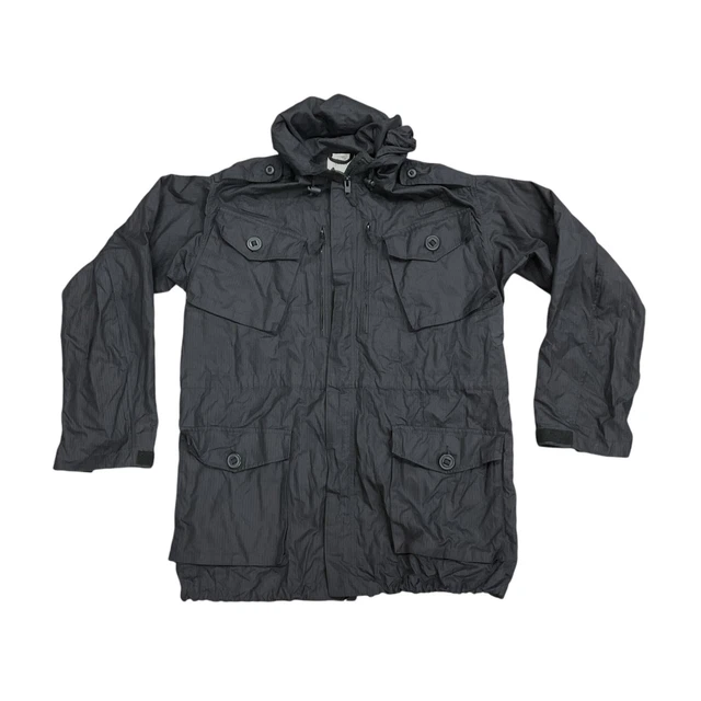 GENUINE BRITISH ARMY Special Forces Black Ripstop Field Jacket Combat ...