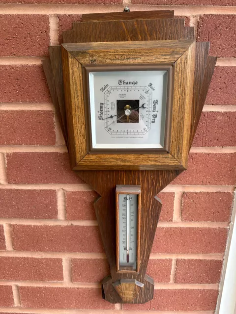 Vintage Air Pressure Wooden Barometer wall mounted air Pressure - B178