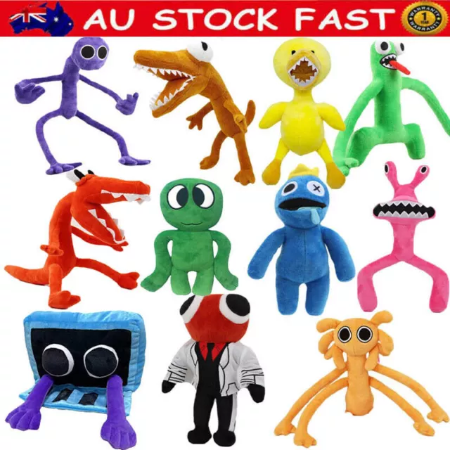 HIGH-QUALITY ROBLOX RAINBOW Friends Green Blue Plush Toys For Children And  $14.65 - PicClick AU