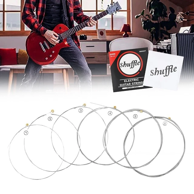 Cordes De Guitare Acoustique Bronze Phosphoreux Revêtement Complet 12-53 – Tonalité Vive + Sac Cuir Élégant