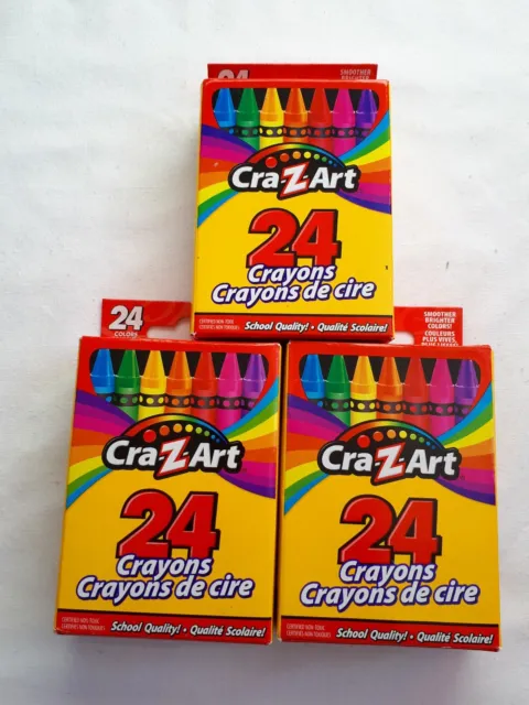 Cra-Z-Art School Quality Crayons, 24 Count, Easter Basket Stuffer