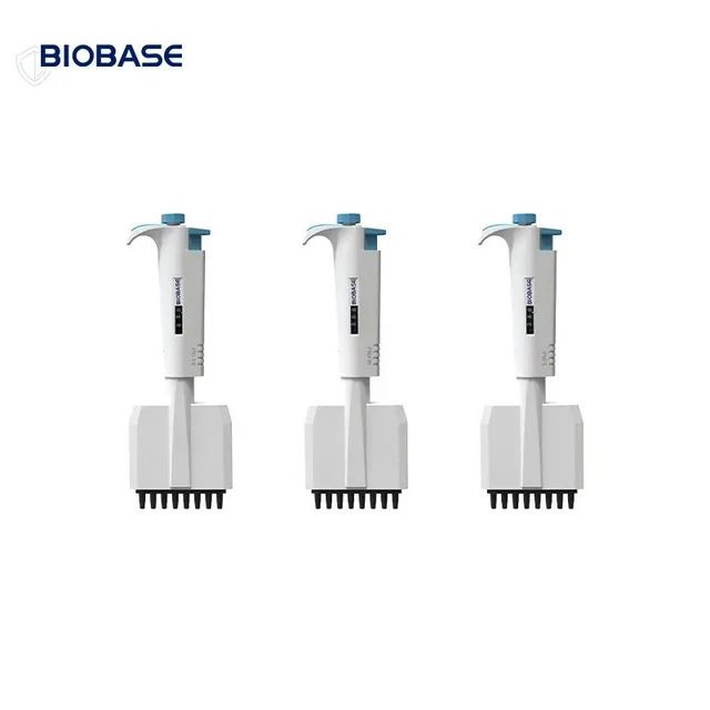 Adjustable Volume Pipette 8-Channel Pipette 5ul-300ul