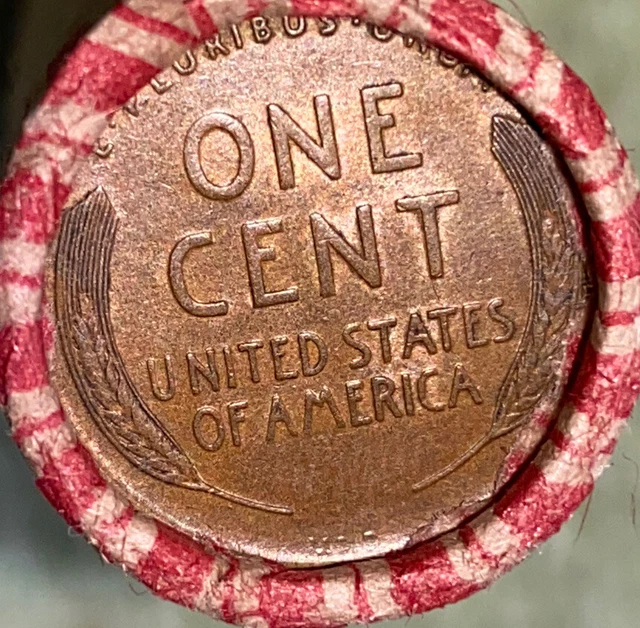 1 US Lincoln Wheat Cent 1C Penny Roll 1915-S/1909 VDB (50 Coins) 40%+ Pre-1940 2