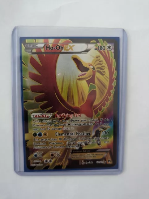 Ho-Oh Ex 121/122 XY Breakpoint Ultra Rare Full Art Holo Pokemon Card LP