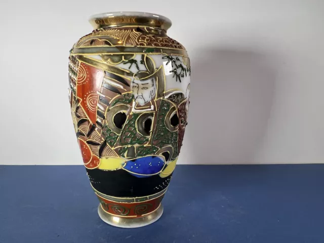 Antike Japanische Vase Blumen Rarität Porzellan Dekoration Sammlerstück Asien