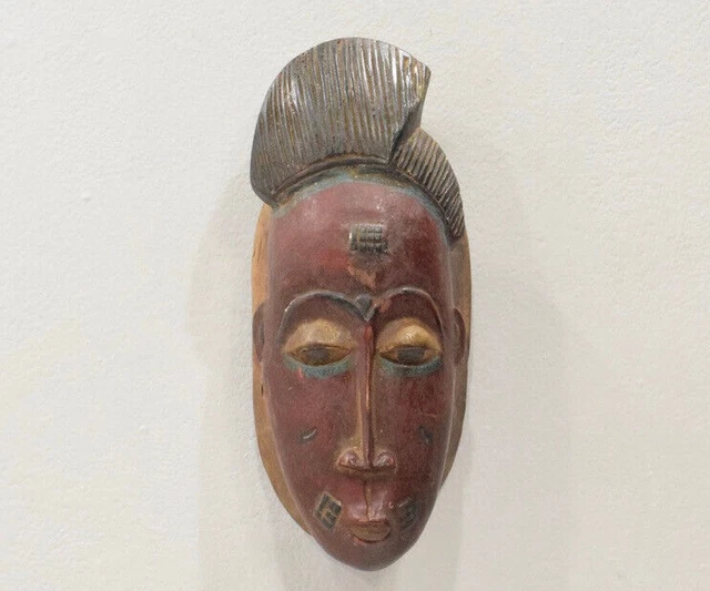 African Mask Baule Tribe Passport Mask Mali