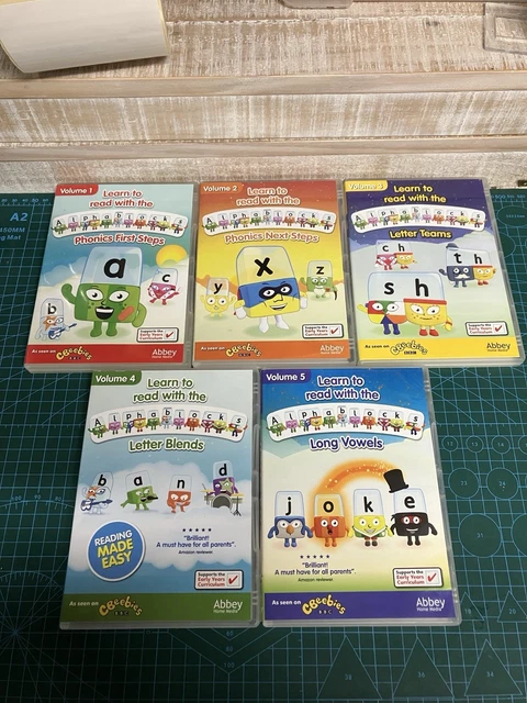 ALPHABLOCKS COMPLETE COLLECTION DVD Box Set - Vol 1-5