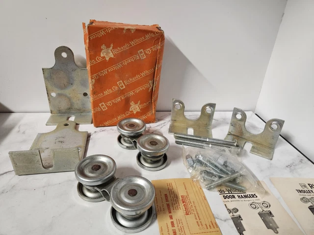 RICHARDS-WILCOX TROLLEY DOOR HANGERS NO. 20-2 ( New Free shipping)