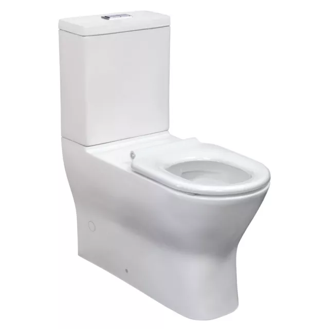 Delta Care Special Needs Back to Wall Toilet Suite P-Trap Slim Buttons K013WP-SB